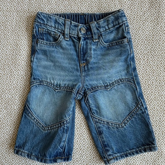 Baby Gap Other - 🌟3/$20🌟 Baby Gap Wide Leg Heart Blue Jeans